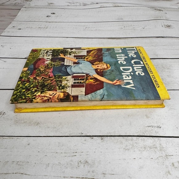 The Clue in the Diary Carolyn Keene 1962 Revised Edition Nancy Drew Mystery - Picture 8 of 10
